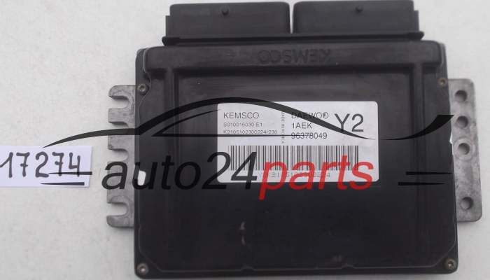 ECU CENTRALITA DE MOTOR DEAWOO TACUMA 1.6 96378049 1AEK Y2 KEMSCO S010016030 E1 