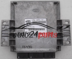 MOTORSTEUERGERÄT ECU STEUERGERAT CITROEN C3 MAGNETI MARELLI IAW 48P2.72, IAW48P272, HW 16.623.004, 16623004, 9645989480, SW 16.497.054, 16497054, 9647714780 