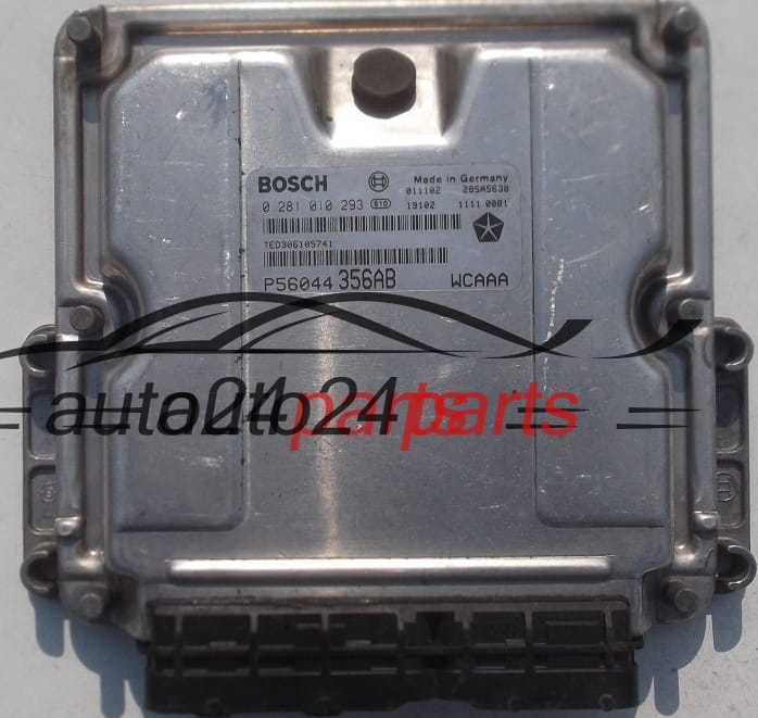 CALCULATEUR MOTEUR JEEP GRAND CHEROKEE 2.7 CRD BOSCH 0 281 010 293, 0281010293, P56044356AB, WCAAA