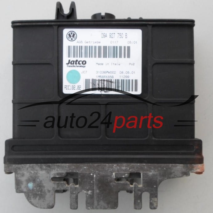 Ecu Caja de cambios automática  VOLKSWAGEN 5.0 TDI Jatco ADC102.02,  09A 927 750 B
