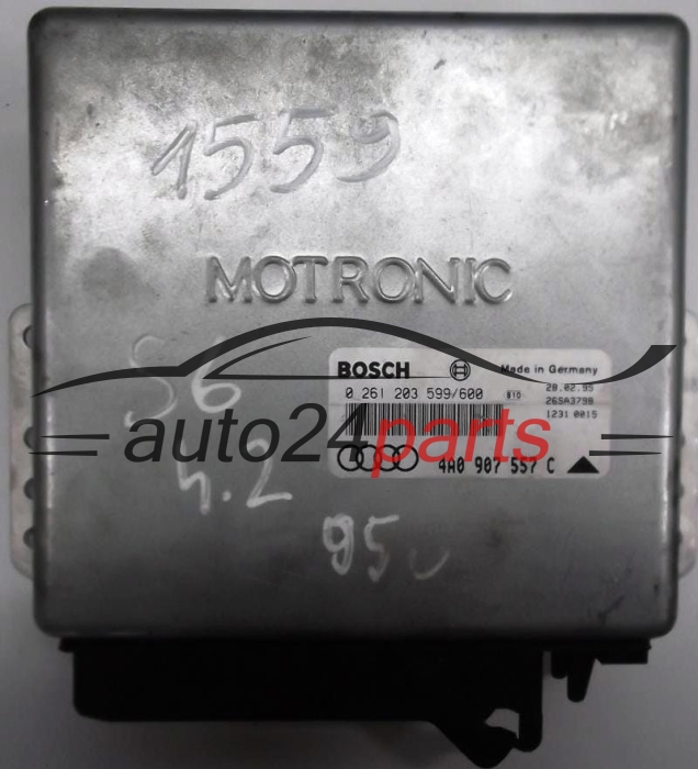 ECU CENTRALITA DE MOTOR AUDI A6 S6 4.2 V8 4A0907557C, 4A0 907 557 C, BOSCH 0261203599, 0261203600, 0 261 203 599, 0 261 203 600