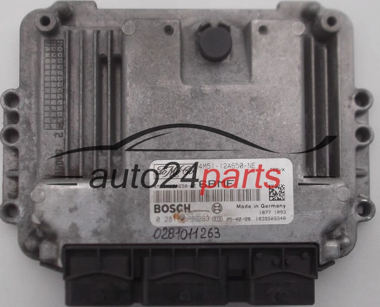 FORD FOCUS C-MAX 1.6 TDCI, BOSCH 0 281 011 263, 0281011263, FoMoCo 4M51-12A650-NE, 4M5112A650NE
