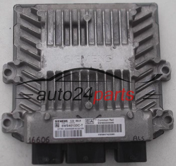 KOMPUTER STEROWNIK SILNIKA PEUGEOT 307 2.0 HDI 5WS40133C-T