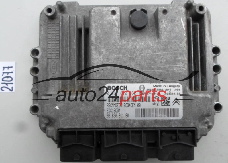 KOMPUTER STEROWNIK SILNIKA PEUGEOT EXPERT FIAT SCUDO 1.6 HDI JTD BOSCH 0281012982, 0 281 012 982, 9665091180, 96 650 911 80, 96 53958980