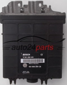 CALCULATEUR MOTEUR VW VOLKSWAGEN GOLF PASSAT 2.8 BOSCH 0 261 200 491, 0261200491, 021 906 258 CB, 021906258CB