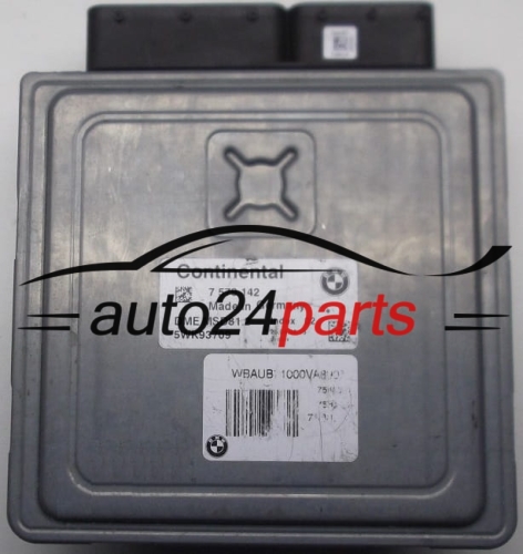 MOTORSTEUERGERÄT ECU STEUERGERÄT BMW CONTINENTAL 5WK93709, DME 7 579 142, 7579142