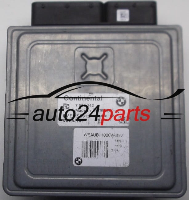 MOTORSTEUERGERÄT ECU STEUERGERÄT BMW CONTINENTAL 5WK93709, DME 7 579 142, 7579142
