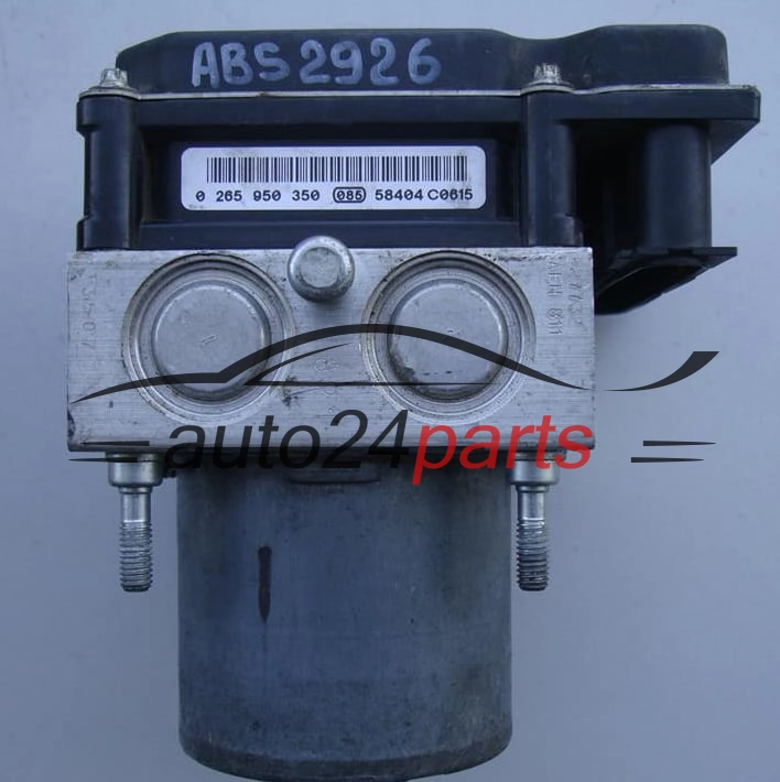 ABS POMPA I STEROWNIK OPEL MERIVA CORSA BOSCH 0 265 234 093, 0265234093, 13190879, 0265950350