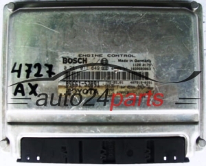 ECU CENTRALITA DE MOTOR TOYOTA YARIS 1.4 D4D 1ND-TV BOSCH 0281011649, 0 281 011 649, 8966152891, 89661-52891, 4079180291, 407918-0291