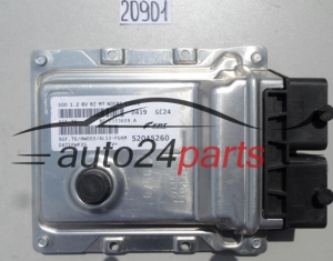 KOMPUTER STEROWNIK SILNIKA FIAT 500 1.2 52045260, 9GF.T6, 9GFT6 - 