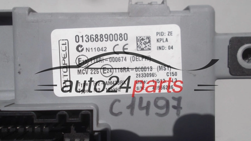 SKRZYNKA BEZPIECZNIKOW MODUL CITROEN FIAT DELPHI 28330965, 01368890080 