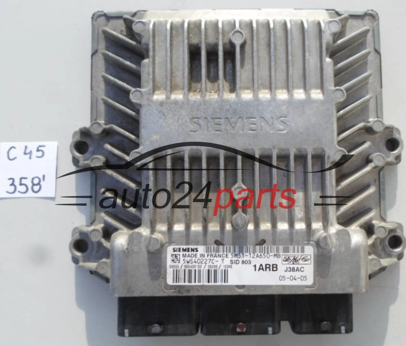 FORD FOCUS 2.0 TDCI SID 803 5WS40227C-T, 5WS40227CT, 5M51-12A650-MB, 5M5112A650MB 