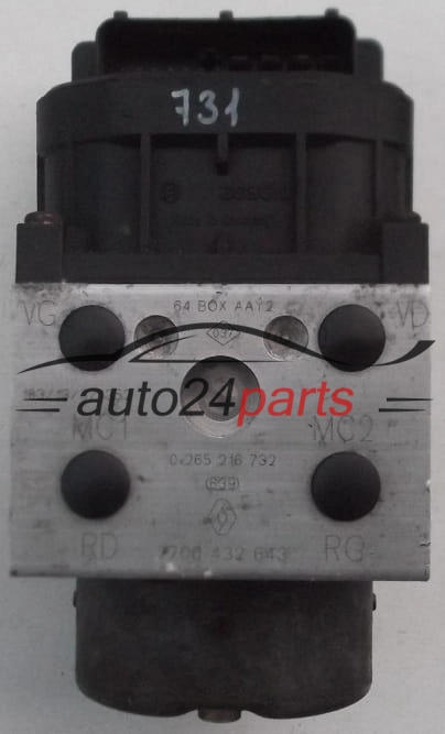 BOSCH 0 265 216 732,0265216732, 0 273 004 395, 0273004395, 0 273 004 394, 0273004394, 7700 432 643, 7700432643