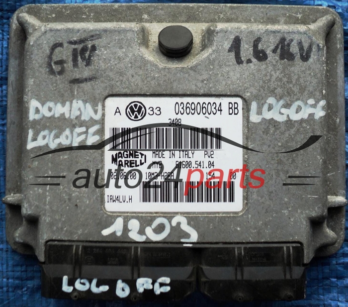 ECU CENTRALITA DE MOTOR VW VOLKSWAGEN GOLF 1.6 16V AUS 036 906 034 BB