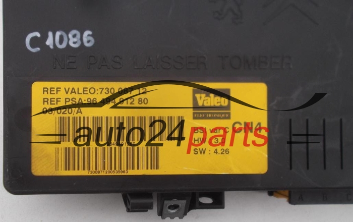 CENTRALKA MODUL BSI CITROEN PEUGEOT VALEO 730 087 12