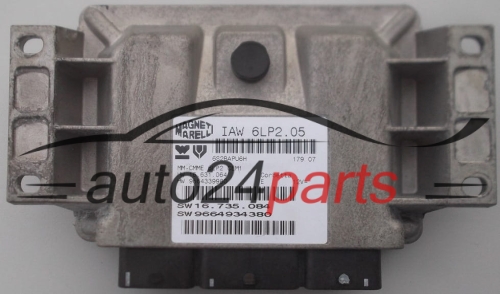 MOTORSTEUERGERÄT ECU STEUERGERÄT  CITROEN C4 1.4 16V MAGNETI MARELLI IAW 6LP2.05