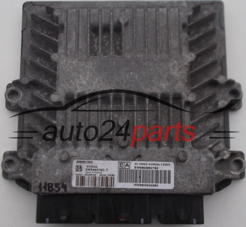 KOMPUTER STEROWNIK SILNIKA CITROEN PEUGEOT 2.0 HDI 5WS40378C-T, 5WS40378CT, HW9655534080, 9655534080 - 11854