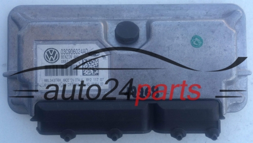 KOMPUTER STEROWNIK SILNIKA VOLKSWAGEN POLOMAGNETI MARELLI IAW 4HV.AD, IAW4HVAD, 03C 906 024 AD, 03C906024AD, 61601.417.02, 6160141702