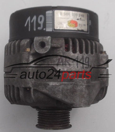 Alternateur  OPEL OMEGA B VECTRA B FRONTERA BOSCH 0123510063, 0986039240, 120A
