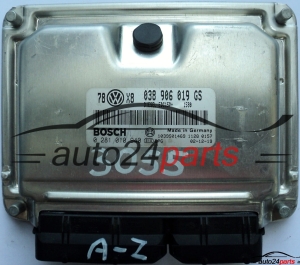 CALCULATEUR MOTEUR VW VOLKSWAGEN PASSAT 1.9 TDI 038906019GS, BOSCH 0 281 010 940, 0281010940, 1039S01469, DIESEL EDC15P+ 1580