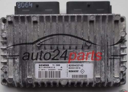 GETRIEBESTEUERGERÄT GETRIBESTEUERUNG RENAULT MODUS 1.6 S118058315 A, 8200432142, 8200410516 