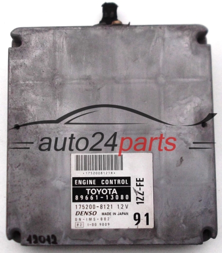 KOMPUTER STEROWNIK SILNIKA TOYOTA COROLLA VERSO 1.8, 89661-13080, 8966113080, 175200-8121, 1752008121, 1ZZ-FE 91