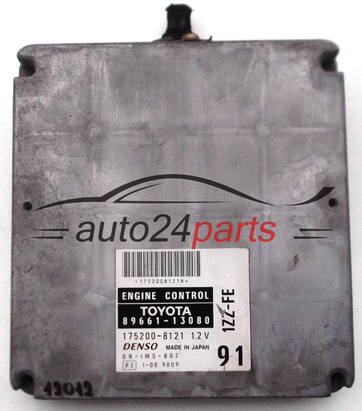KOMPUTER STEROWNIK SILNIKA TOYOTA COROLLA VERSO 1.8, 89661-13080, 8966113080, 175200-8121, 1752008121, 1ZZ-FE 91