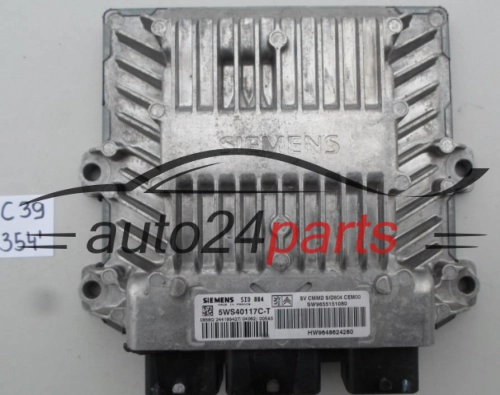 KOMPUTER STEROWNIK SILNIKA CITROEN PEUGEOT SID 804 5WS40117C-T, 5WS40117CT, SW965515080 
