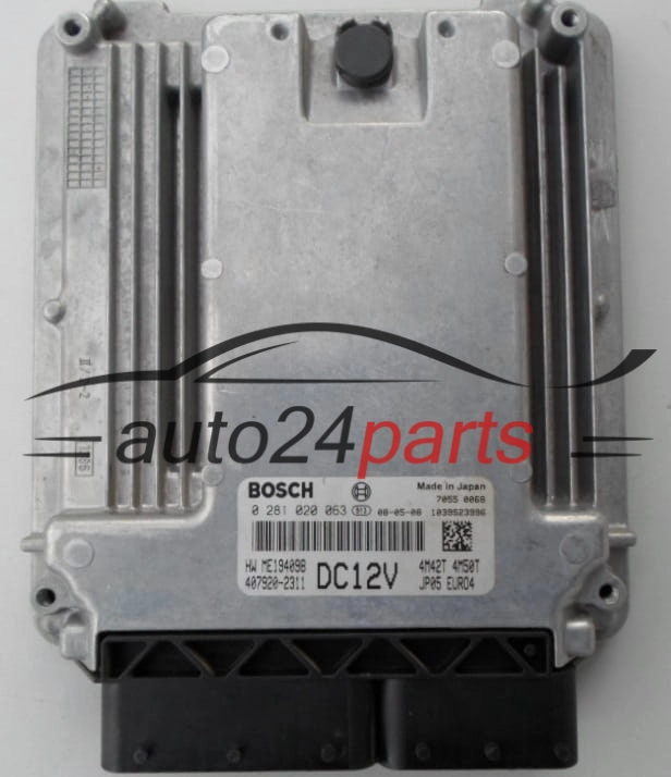 ECU CENTRALITA DE MOTOR  MITSUBISHI CANTER BOSCH 0 281 020 063,  407920-2311,  4M42T 4M50T