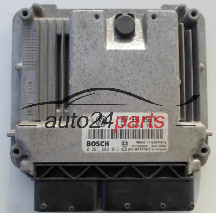 MOTORSTEUERGERÄT ECU STEUERGERÄT VOLKSWAGEN TOURAN 2.0 FSI BOSCH 0 261 S02 013, 06F 906 056 N