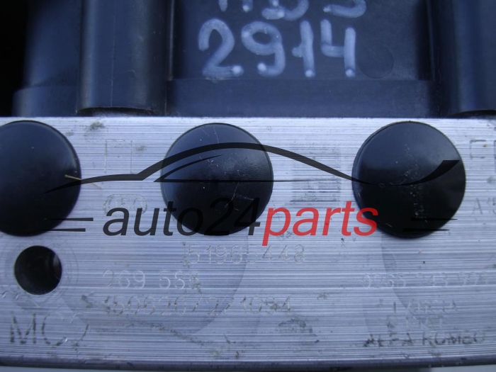 ABS PUMPE BLOCK HYDRAULIKPUMPE STEUERGERÄT FIAT PANDA 51965448, 0 265 243 906, 0265243906, 0265956367