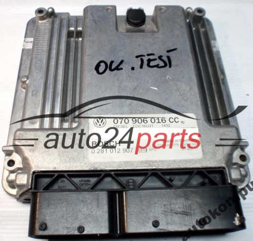 KOMPUTER STEROWNIK SILNIKA VW VOLKSWAGEN T5 2.5 TDI BOSCH 0 281 012 907