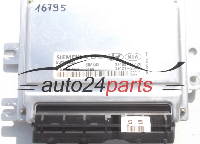 ECU CENTRALITA DE MOTOR KIA SPORTAGE 2.0 SIEMENS 5WY1993A, 39103-23120, 3910323120, 39121-23050, 3912123050 