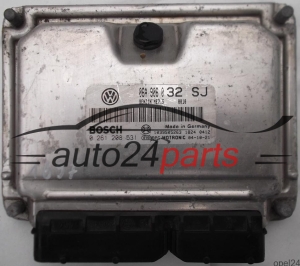 ECU CENTRALITA DE MOTOR SEAT LEON SKODA OCTAVIA 1.8 T 1.8 TURBO 06A906032SJ, 06A 906 032 SJ, BOSCH 0261208531, 0 261 208 531 BENZIN ME7.5 
