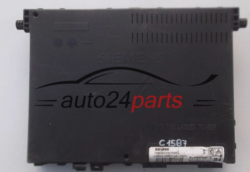 CENTRALKA MODUL BSI PEUGEOT 2.0 S110950400 D, S110950400D, 9639849280