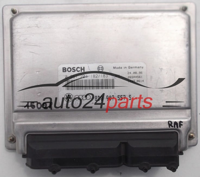 KOMPUTER STEROWNIK SILNIKA AUDI A4 1.8 BOSCH 0 261 204 182/183,  8D0 907 557 S