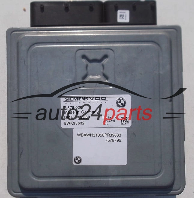 ECU CENTRALITA DE MOTOR BMW 5 E60/E61 523 2.5 SIEMENS VDO 5WK93632