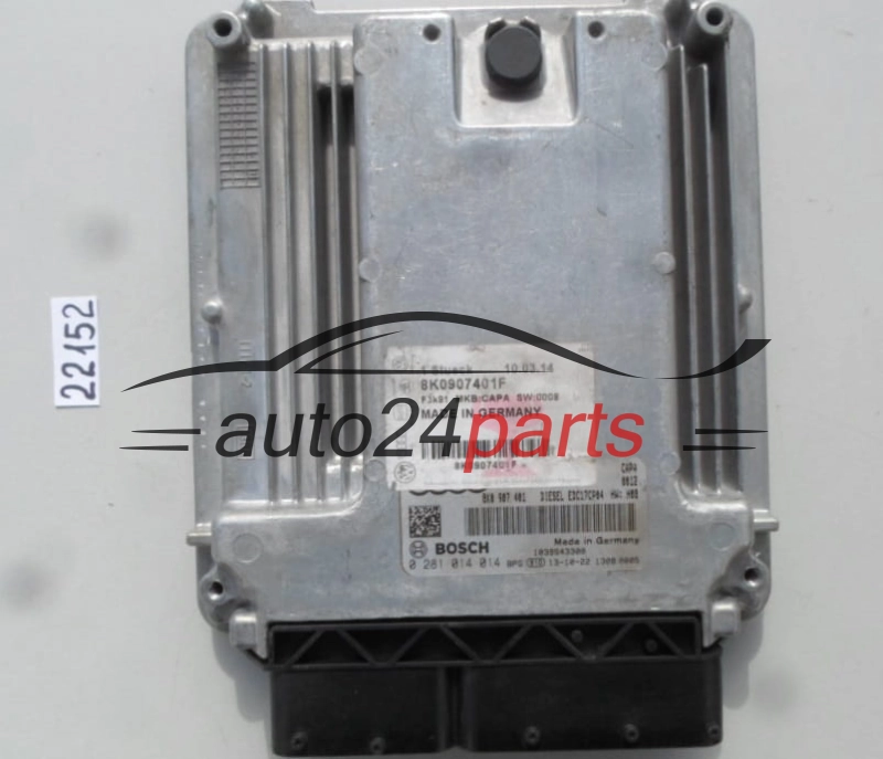 KOMPUTER STEROWNIK SILNIKA AUDI A4 A5 3.0 TDI BOSCH 0 281 014 014, 0281014014, 8K0 907 401 F, 8K0907401F, EDC17CP04 