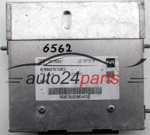 MOTORSTEUERGERÄT ECU STEUERGERAT OPEL CORSA 1.2 12 37 679, 1237679, 16199347, 16148449