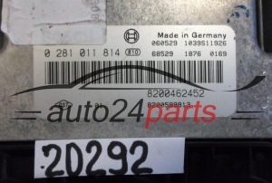 KOMPUTER STEROWNIK SILNIKA RENAULT MEGANE SCENIC 2.0 DCI BOSCH 0 281 011 814, 0281011814, 8200462452