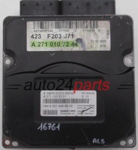 ECU CENTRALITA DE MOTOR MERCEDES SIEMENS VDO 5WK90539 (01), A 271 153 23 91, A2711532391, A 001 446 69 02, A0014466902, A 271 010 72 44, A2710107244, SIM4L KE