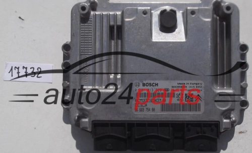 KOMPUTER STEROWNIK SILNIKA CITROEN, PEUGEOT 1.6 HDI, BOSCH 0 281 013 329, BOSCH 0281013329, 96 669 754 80, 9666975480, EDC16C34