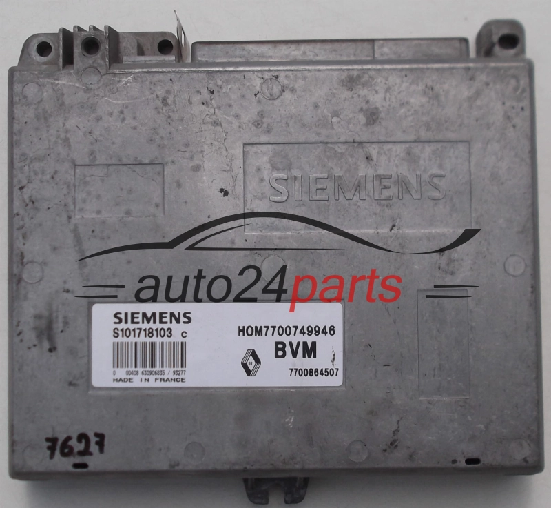 KOMPUTER STEROWNIK SILNIKA RENAULT CLIO 1.4, S101718103, HOM7700749946, BVM