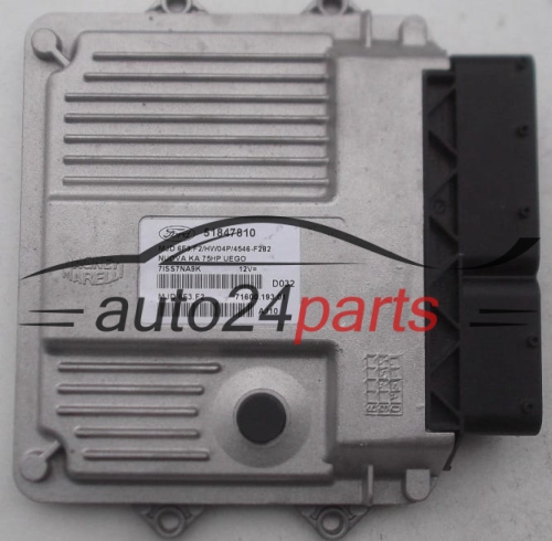 MOTORSTEUERGERÄT ECU STEUERGERÄT  FORD KA NUOVA MAGNETI MARELLI MJD 6F3.F2, 51847810, 71600.193.01