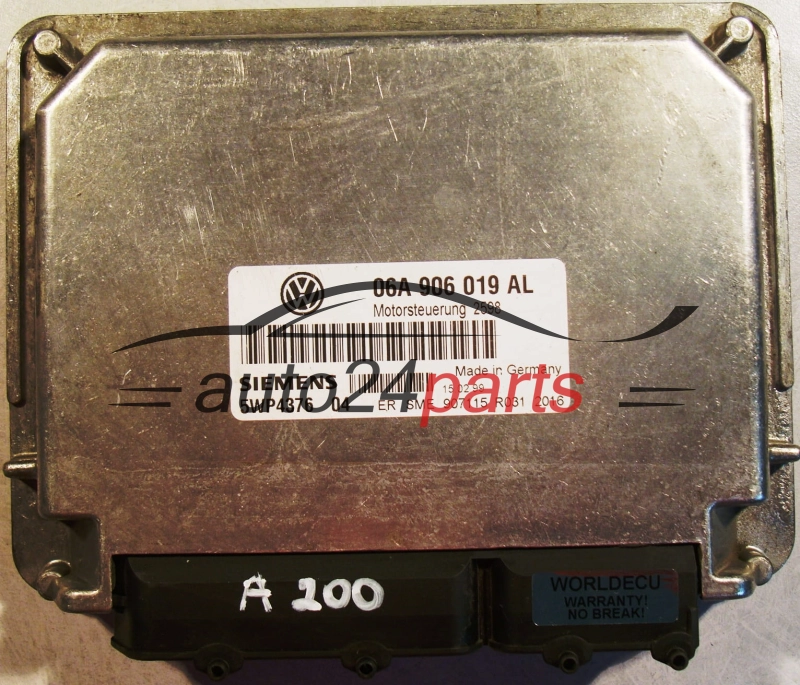 KOMPUTER STEROWNIK SILNIKA SEAT TOLEDO SIEMENS 5WP4376 04,  06A 906 019 AL