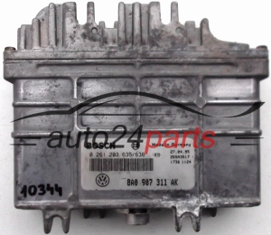 MOTORSTEUERGERÄT ECU STEUERGERATSEAT TOLEDO 1.8 8V, BOSCH 0 261 203 635/636, 0261203635 /636, 8A0 907 311 AK, 8A0907311AK 