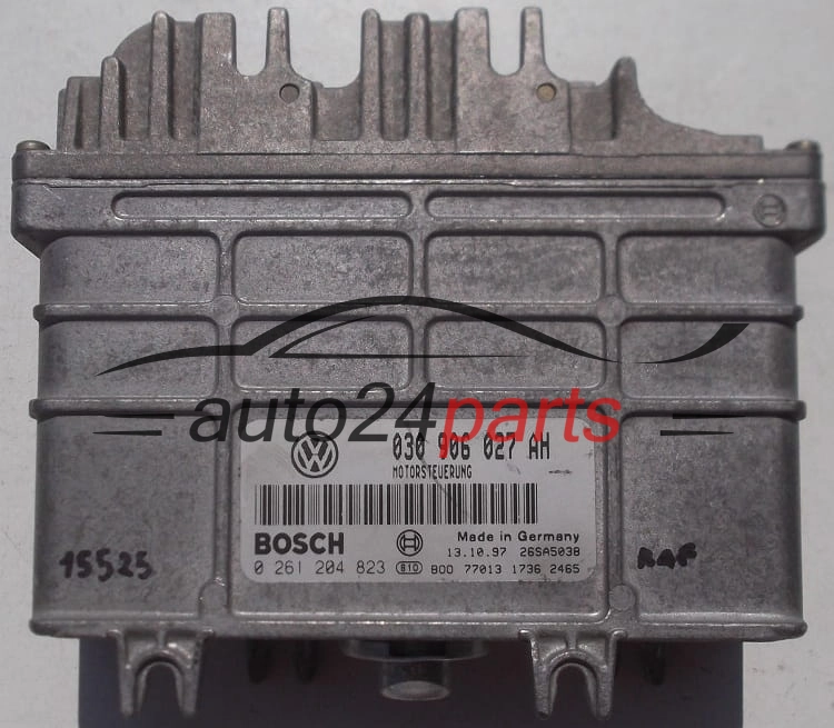 KOMPUTER STEROWNIK SILNIKA VW VOLKSWAGEN SEAT BOSCH 0 261 204 823, 0261204823, 030 906 027 AH, 030906027AH