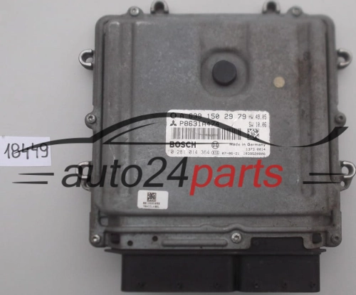 KOMPUTER STEROWNIK SILNIKA MITSUBISHI COLT 1.5 DID BOSCH 0 281 014 364, 0281014364, A 639 150 29 79, A6391502979