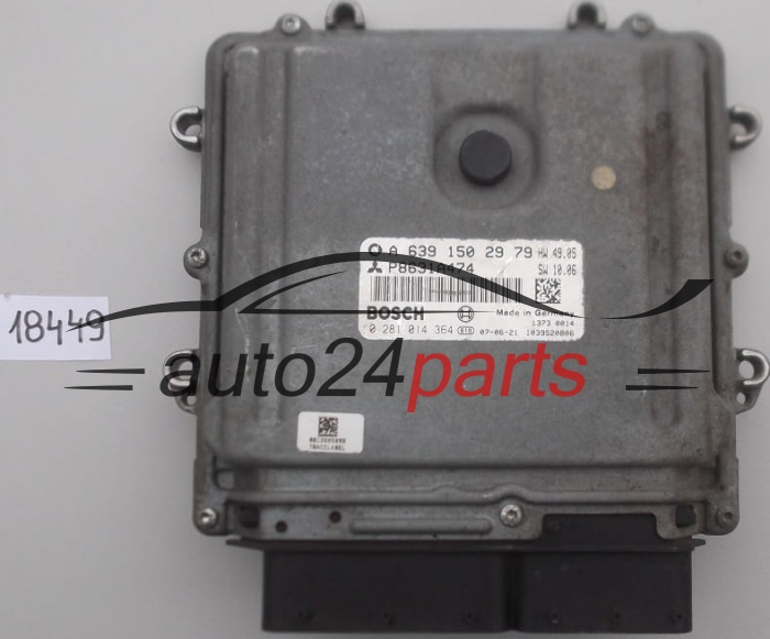 KOMPUTER STEROWNIK SILNIKA MITSUBISHI COLT 1.5 DID BOSCH 0 281 014 364, 0281014364, A 639 150 29 79, A6391502979