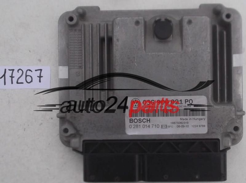 CALCULATEUR MOTEUR SKODA OCTAVIA 2.0 TDI BOSCH 0 281 014 710, 0281014710, 03G 906 021 PQ,  03G906021AB, EDC16U34